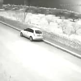 This image is a screen grab of the video supplied titled NewsX-SkyLit-01.mp4: Footage shows a flash in the sky and mysterious explosion in the distance in Apulia, Italy on Saturday, Jan. 10, 2026. (Clipzilla)