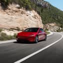 Tesla's new Model 3 Long Range can plausibly top 400 miles on a charge - and that's not the only thing it can boast about