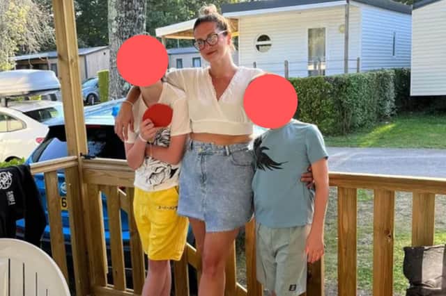 West Yorkshire police sergeant Coleen Mellor and her children. She was found dead at home