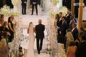 A bride on her Love is Blind season 10 wedding - this is who gets married and who doesn’t. Photo by Netflix.