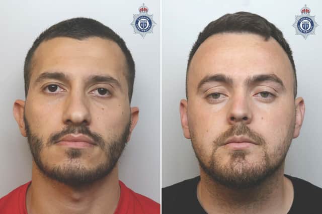 Denis Puka, 28, left, and Erisjan Laska, 29 have each been sentenced to 56 months in prison after pleading guilty to seven counts of conspiracy to commit burglary. Issue date: Tuesday February 03, 2026