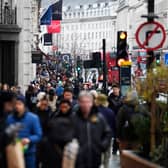 Shoppers on Regent Street in London