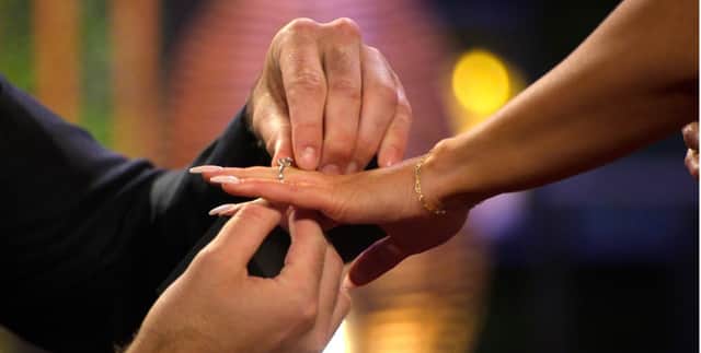 We already know who gets engaged on Love is Blind season 10, days ahead of the series airing on Netflix. Photo by Netflix.