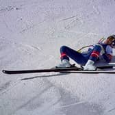 American skiing legend Lindsey Vonn is “stable” and has undergone surgery on a leg fracture after crashing hard in the Winter Olympics downhill event. (Photo: Getty Images)