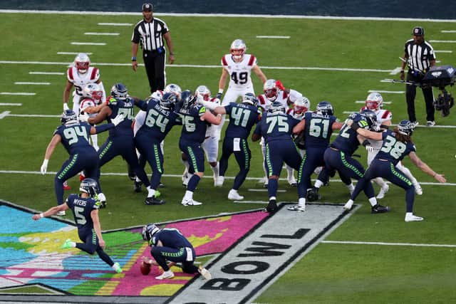 The Seattle Seahawks faced the New England Patriots in Super Bowl LX