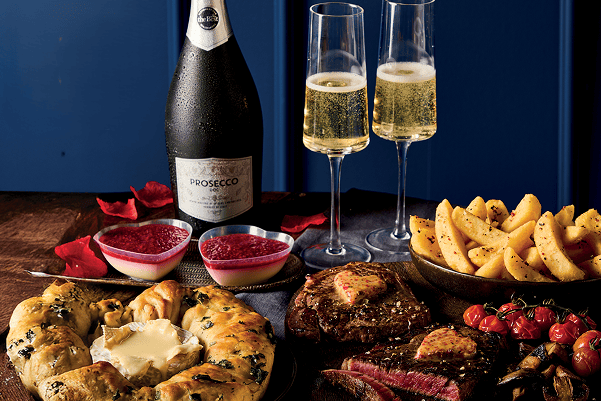 Morrisons will deliver a lavish meal for two to your door just in time for Valentine's night