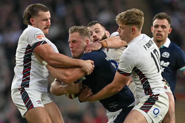 Scotland host England in a Calcutta Cup fixture at Murrayfield Stadium in Edinburgh.