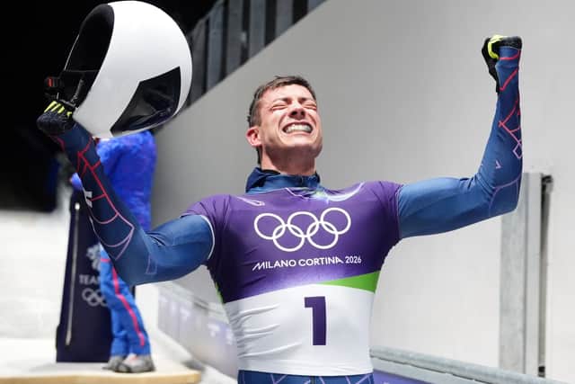 Gold medal winner Matt Weston