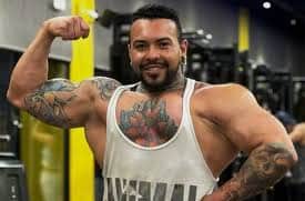 Bodybuilder and social media influencer Juan Sebastián Anzola Quintero, aged 26, died in the middle of a workout at a gym. Photo by Facebook/Juan Sebastián Anzola Quintero.