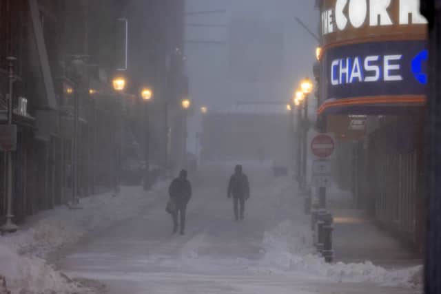 Thousands without power as huge winter storm hits
