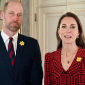 The Prince and Princess of Wales have celebrated St David's Day with their first royal statement completely in Welsh.