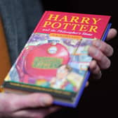 A pristine first edition hardback of JK Rowling's Harry Potter and the Philosopher's Stone