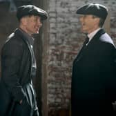 Barry Keoghan and Cillian Murphy in Peaky Blinders: The Immortal Man