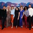 I'm A Celebrity Get Me Out Of Here South Africa: (left to right) Seann Walsh, Craig Charles,  Gemma Collins, Ashley Roberts, Scarlett Moffatt, Beverley Callard, Sinitta, Adam Thomas and Harry Redknapp