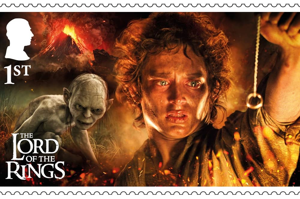 The new set of eight Royal Mail stamps celebrates the 25th anniversary of The Lord of the Rings: The Fellowship of the Ring film release