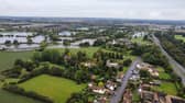 Flooding near Tempsford in Bedfordshire, as the countryside village has been identified as a site for the construction of a new town.