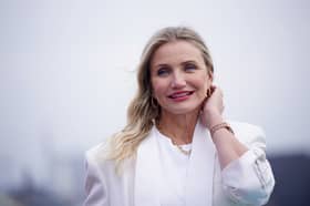 Cameron Diaz who has said reuniting with Keanu Reeves for their new film Outcome was "pure joy"