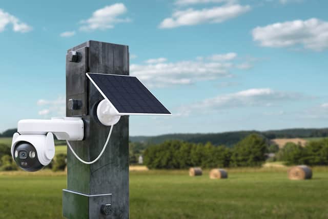 Its solar panel means it needs no power source, and its 4G SIM means it doesn't need an internet connection - it's ideal for off-grid applications