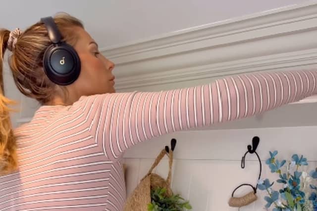 Mrs Hinch has previously shared that she uses the soundcore Q30 by Anker Hybrid Active Noise Cancelling Headphones to listen to music and podcasts while tackling household chores.