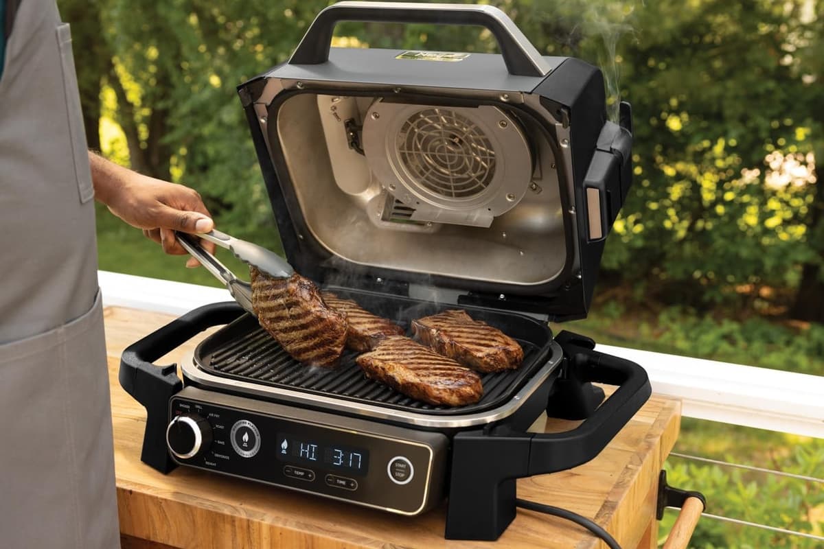 This electric BBQ doubles as an air fryer – and it’s now 24% off (aff)