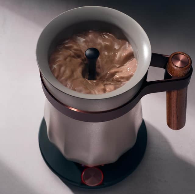 The newest edition of Hotel Chocolat's Velvetiser makes both hot and cold chocolates so it's suitable for all weathers.