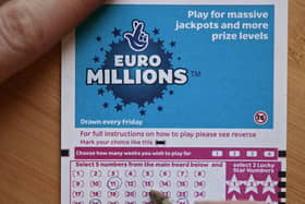 The EuroMillions £42 million jackpot has rolled over after no players scooped the top prize in last night’s prize draw