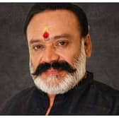 Actor Santhosh K Nayar dies at 65 following a road accident, how is his wife Shubhashree doing? Photo:  Suressh Gopi/Facebook