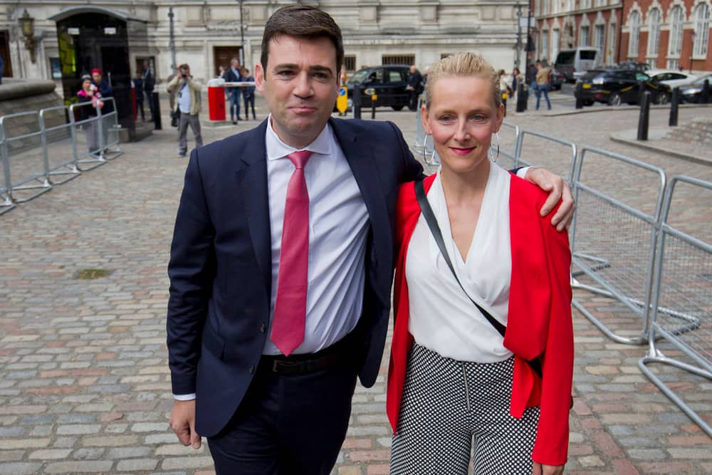 Who is Andy Burnham’s wife Marie-France van Heel, where did they meet, do they have children? Photo: AFP via Getty Images