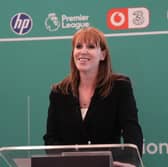 Angela Rayner speaking during a reception at the National Growth Debate in April