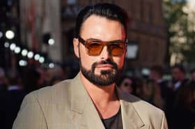Rylan Clark attending The Devil Wears Prada 2 European premiere at Leicester Square in central London