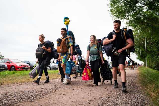 People also enjoy making short-lived friendships at festivals.