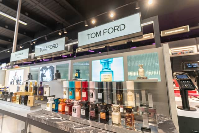 A huge selection of Tom Ford fragrances at the new Bristol store