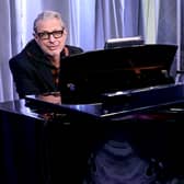 American actor and musician Jeff Goldblum will play London’s Royal Albert Hall at the end of the month on the Mildred Snitzer Orchestra’s first-ever UK tour/