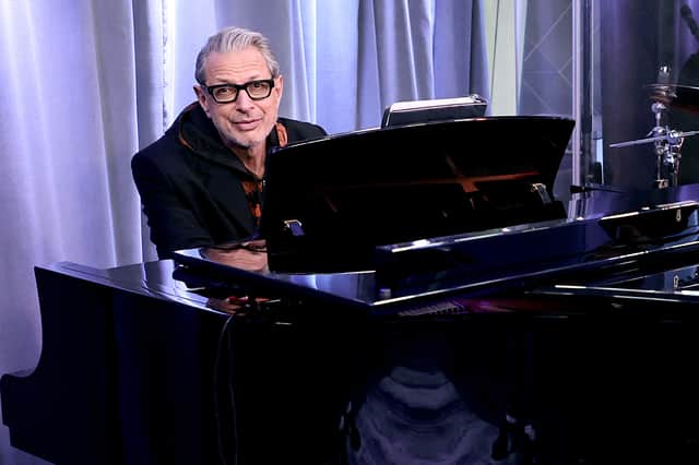 American actor and musician Jeff Goldblum will play London’s Royal Albert Hall at the end of the month on the Mildred Snitzer Orchestra’s first-ever UK tour/