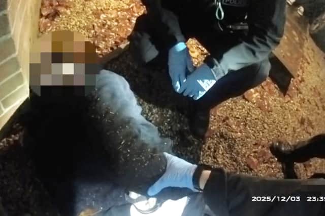 Police bodycam footage during the handcuffing of student Henry Nowak as he lay dying after being stabbed by killer Vickrum Digwa