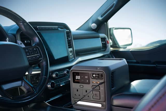 It can power straight from a car - and DJI can supply a fast-charging kit