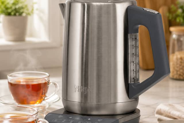 One reviewer said Ninja products have become a staple in their home, with the Perfect Temperature Kettle earning praise for its features and ease of use.