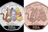 The Royal Mint's collectible coin celebrating friendship, featuring Winnie-the-Pooh, Eeyore, Piglet and Tigger