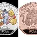 The Royal Mint's collectible coin celebrating friendship, featuring Winnie-the-Pooh, Eeyore, Piglet and Tigger