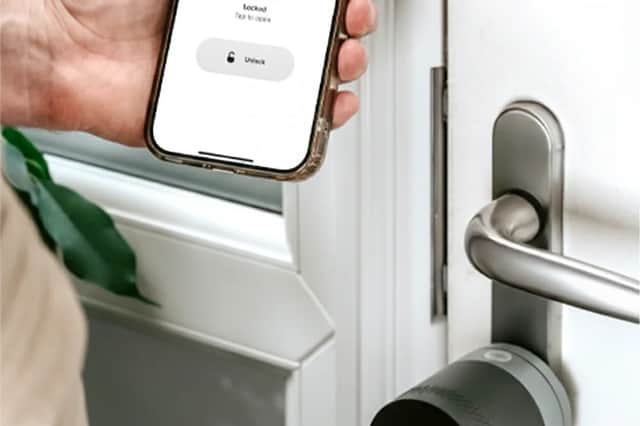 Connecting the lock is easy, and the simple app works well