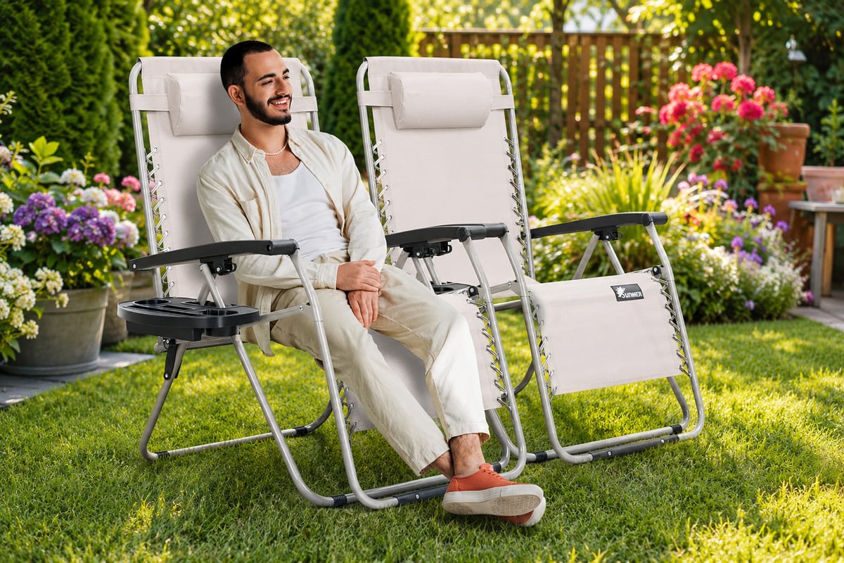 SUNMER Zero Gravity Garden Loungers Amazon deal
