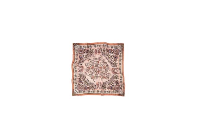 Monsoon Samara Floral Square Silk Scarf