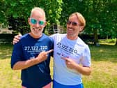 Paul Sinton-Hewitt and Adam Beaumont celebrate 13 years of partnership between aql and parkrun