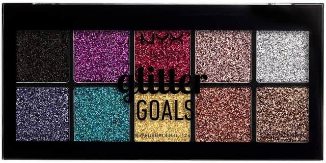 NYX Glitter Goals Cream Quad Palette