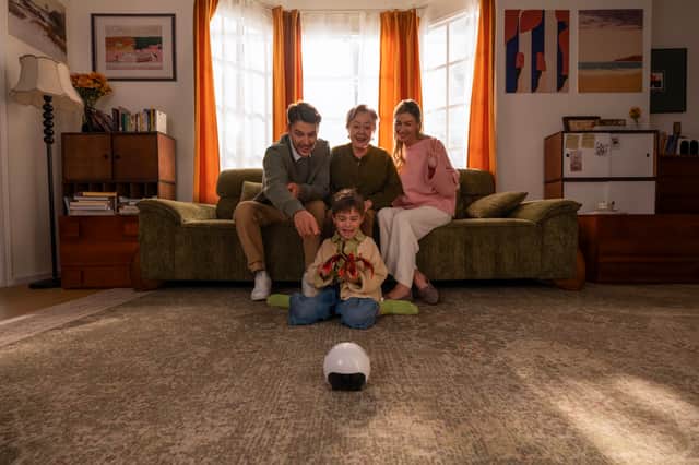 You can use Ebo Max to make video calls as a family - and the resolution is great