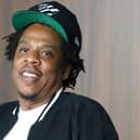 Jay-Z appears at a press conference at Roc Nation HQ in 2019 (AP)