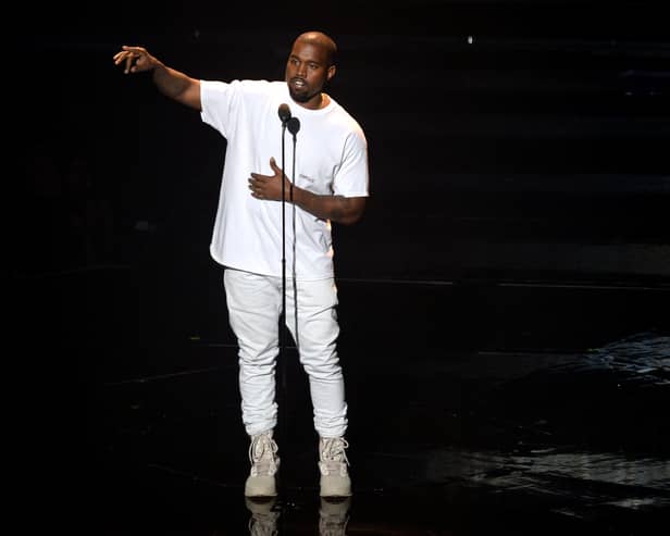Kanye West performing on stage (PA)