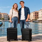 The Lekesky Cabin Suitcase is designed for overhead cabin storage on several major airlines.