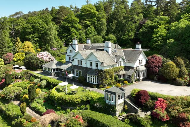 Lindeth Fell Country House Hotel combines elegant interiors with panoramic views across Windermere and the surrounding fells