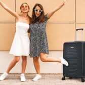 The FLYMAX 24-inch medium suitcase has a 69-litre capacity, four spinner wheels and a built-in three-digit combination lock